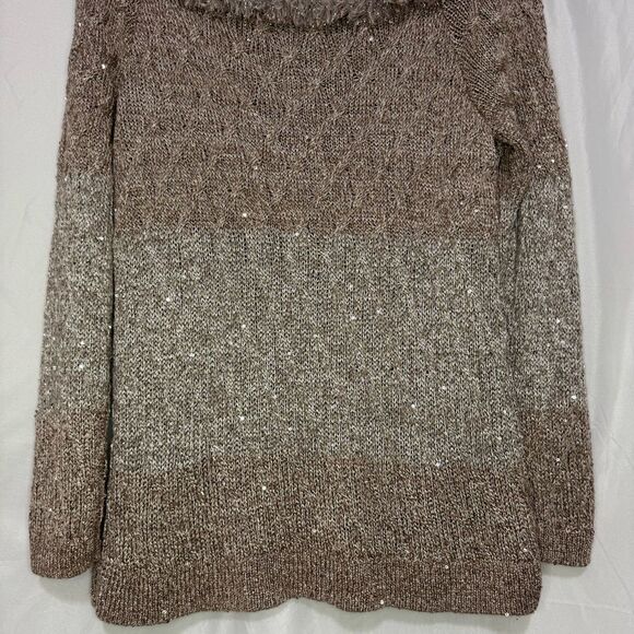 White House Black Market sequin sweater size L - Picture 6 of 7
